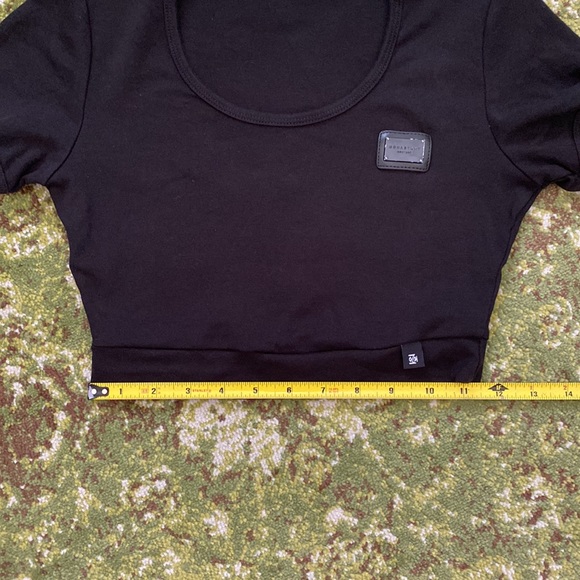 Monastery Couture Black Body-con Midriff - Picture 6 of 8